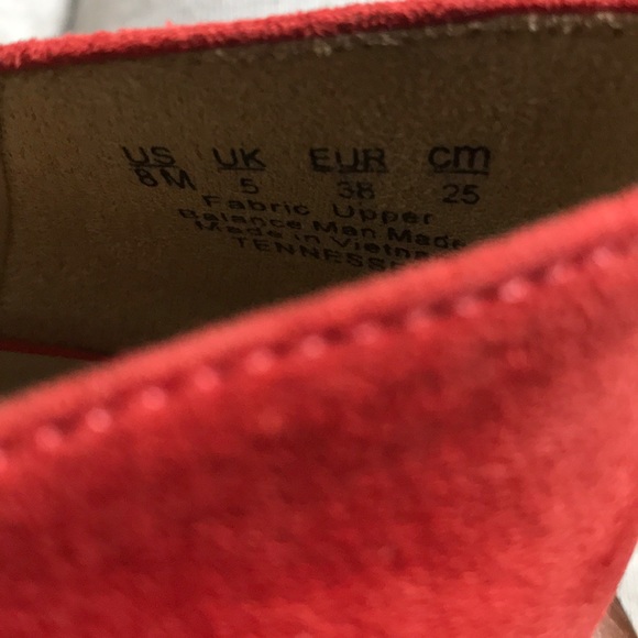 Naturalizer Samantha d’orsay orange flats size 8 - Picture 3 of 5